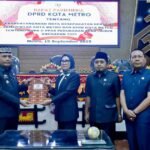 DPRD dan Pemerintah Kota Metro Tandatangani Nota Kesepakatan KUPA-PPAS 2025